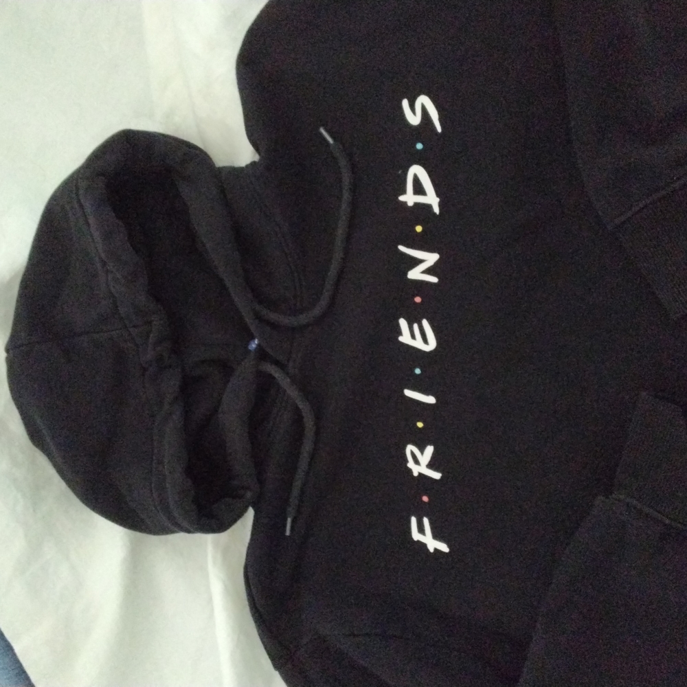 Friends TV Show Black Hoodie Size XL